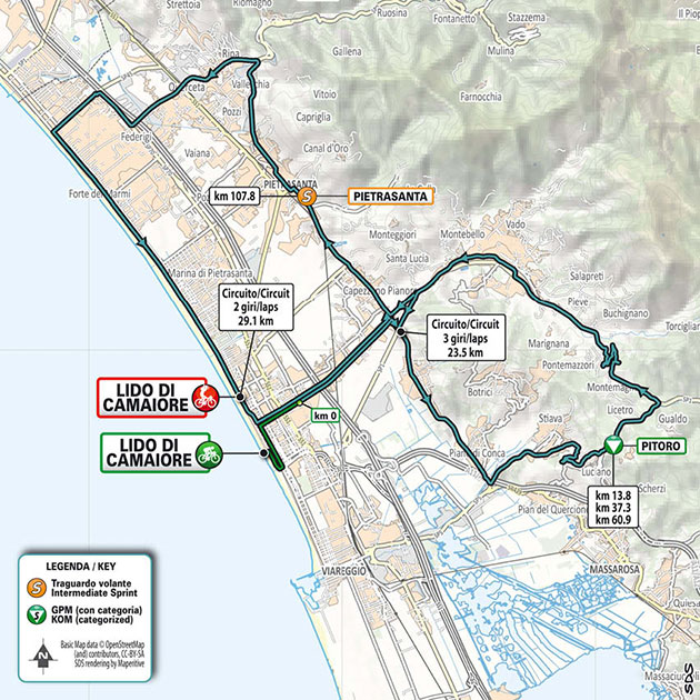 Stage one map